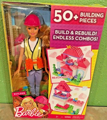 barbie builder doll & playset blonde