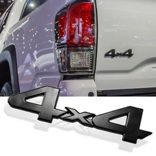 4x4 Alloy Fender Tailgate Black Badge Emblem For Toyota Tacoma Tundra Trucks