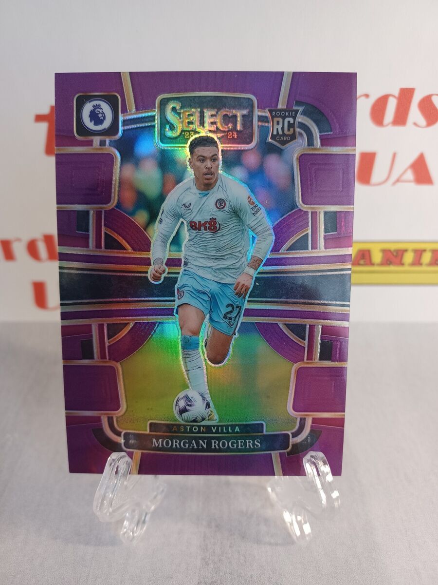 Panini Select 2023-24 Morgan Rogers Rookie card /149 Aston Panini Select 2023-24 Morgan Rogers Rookie card /149 Aston