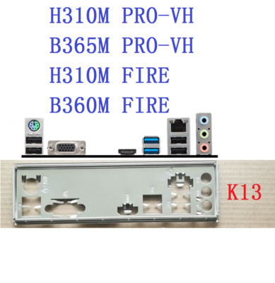 Backplate For MSI H310M FIRE, B360M FIRE, H310M PRO-VH, Motherboard IO Shield