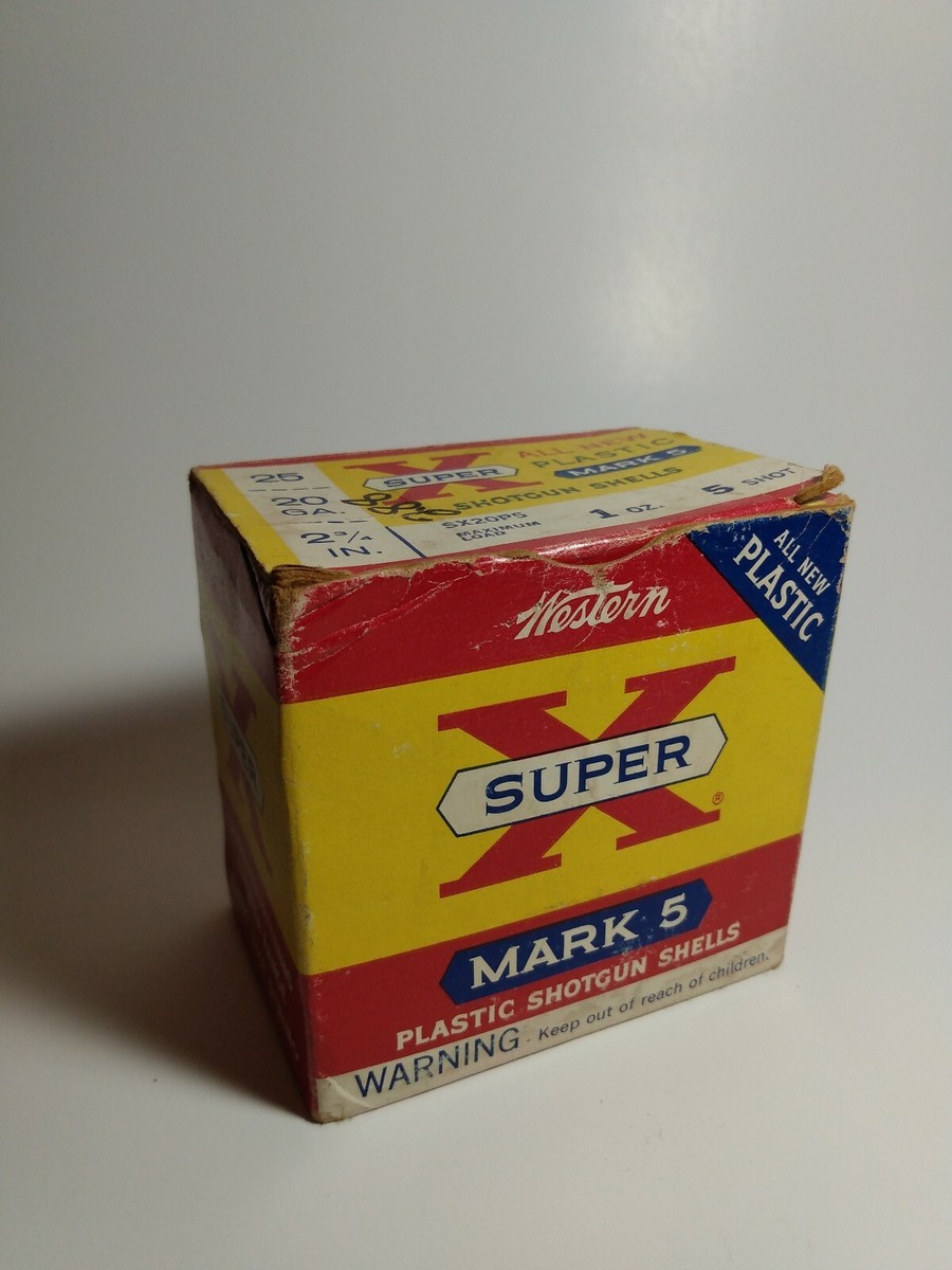 Western Super X Mark 5 Shotgun Shell Box. Vintage Ammo Box. | eBay