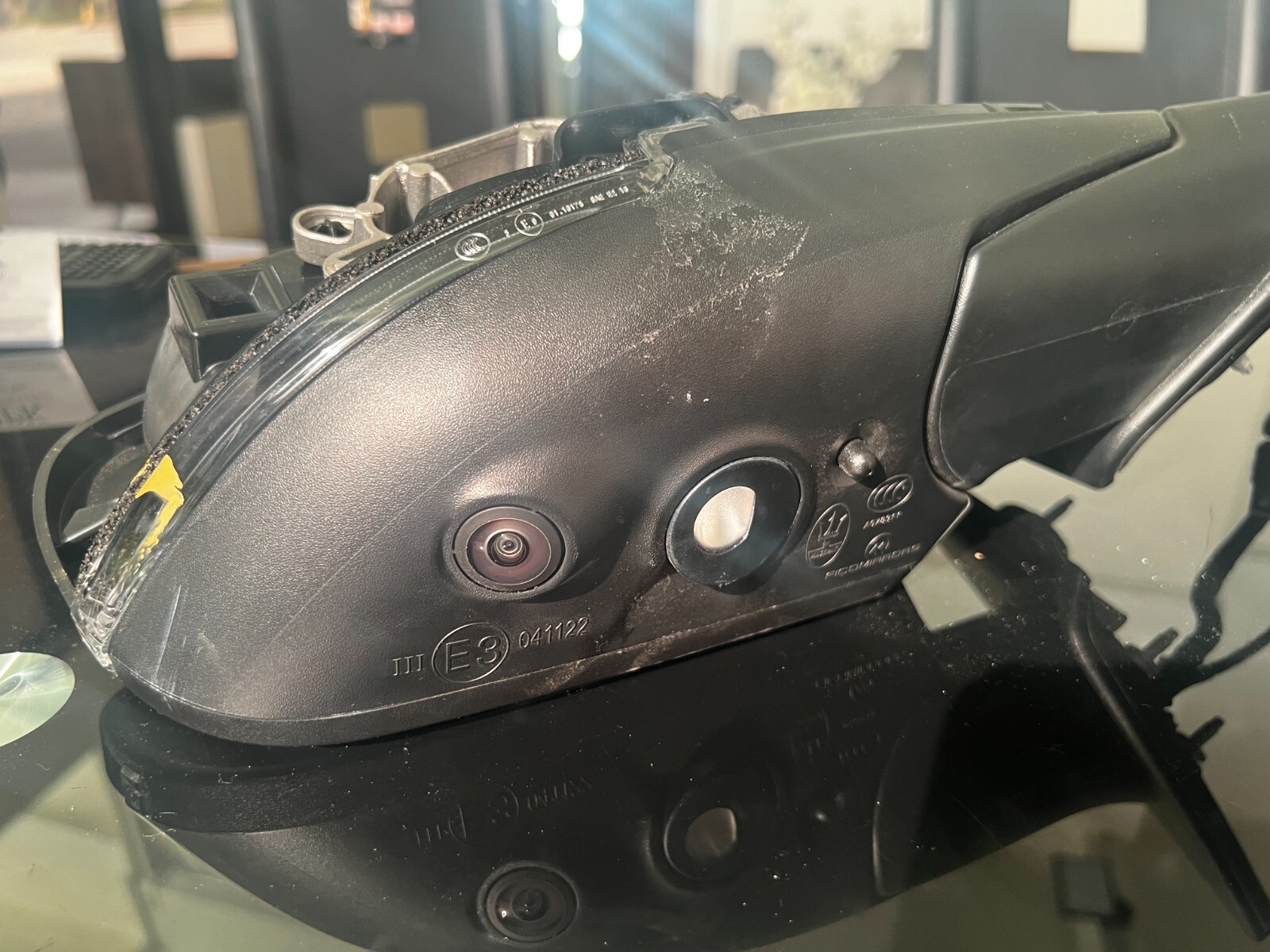 2022 Maserati ghibli right sideview mirror with camera, Housing Black