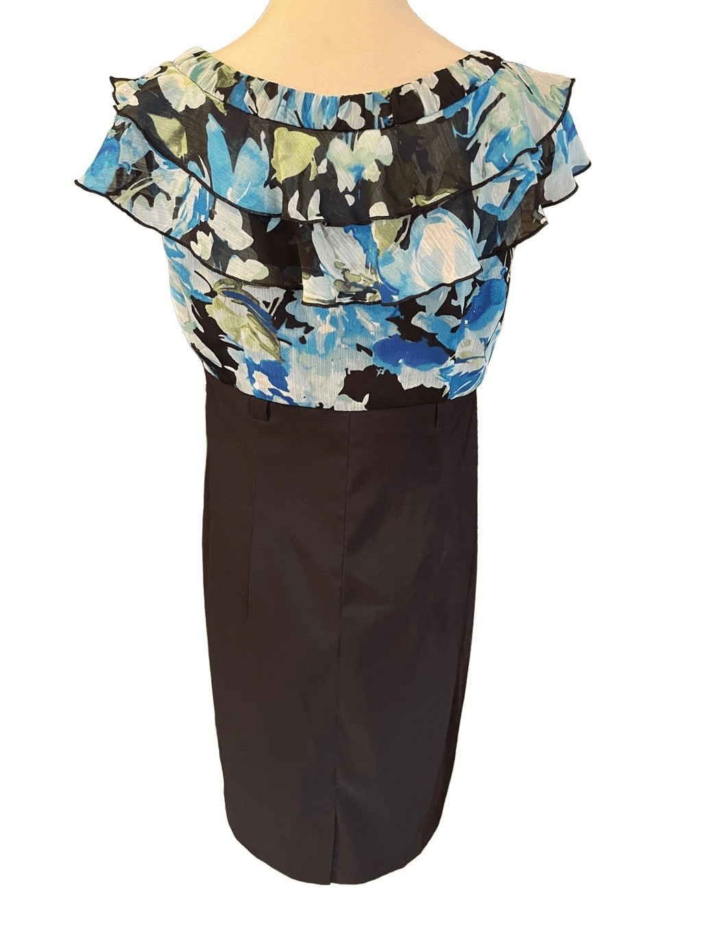 AB Studio Multi-Color Floral Design Dress Size 12… - image 10