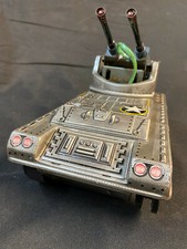 VINTAGE OKUMA JAPAN TINPLATE BATTERY OPERATED TANK M-75 1960