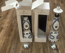 Lote De 2 Botella Vacía Clase Azul Reposado Tequila Blanco Y Azul 750ml