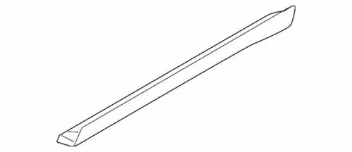 Moldura lateral derecha para Ford Police Interceptor Taurus 2010-2019 (P/N AG1Z-5420878-AA)