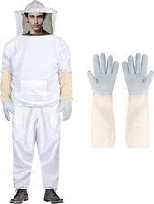 Bee Suits Bee Keeper Suit for Men Women Sting Proof Beekeeper with Glove &Ventil