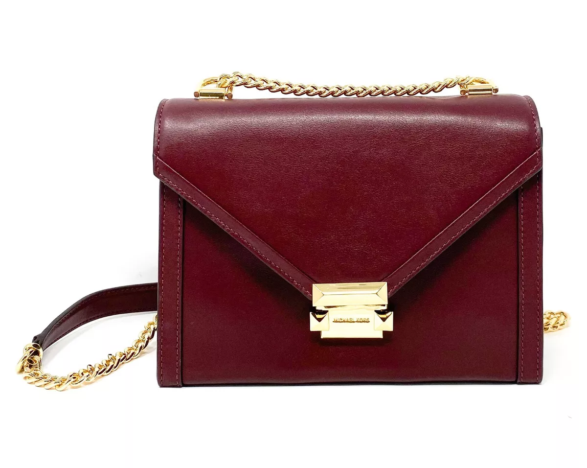 Michael kors whitney bag oxblood discount