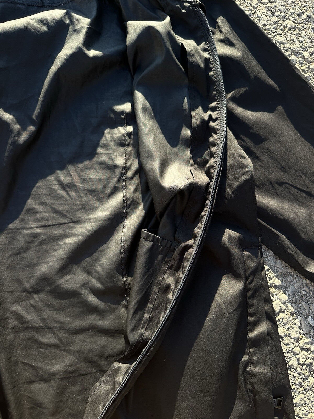 PRADA Collared Jacket Size S Men Solid Black Nylo… - image 6