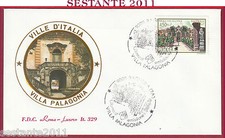 ITALY FDC ROME LUXOR 329 VILLAS D ITALIA VILLA PALAGONIA BAGHERIA 1986 Y324