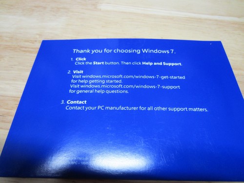 Windows 7 Home Premium LCP for OEM Software