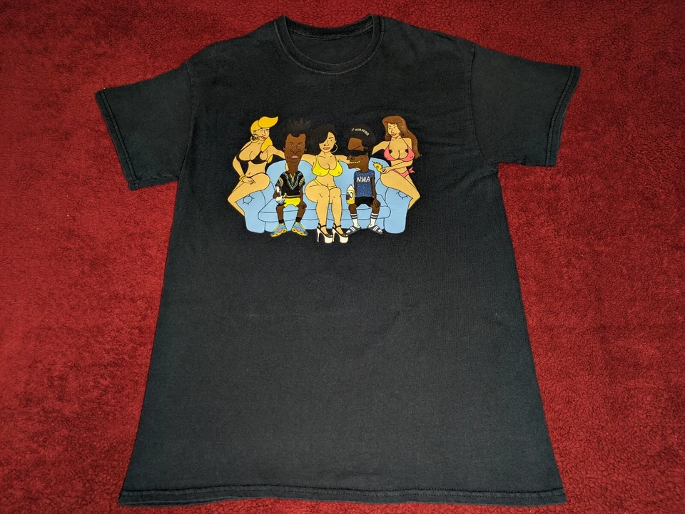 Camisa De Colección 10 Deep Beavis and Butthead NWA M Swag Compton Streetwear Foto 2 de 4