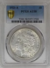 1921 S Morgan Dollar PCGS AU 58