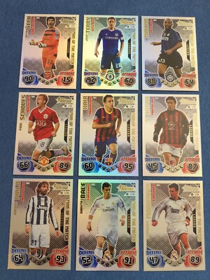 Match Attax Extra 24/25 Alle 9 MOTM Legend Set Heritage Full 2024/2025