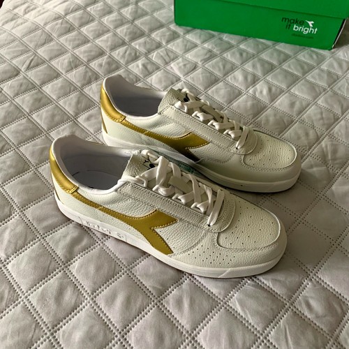 Diadora b.Elite tg. 39 bianche e oro - nuove con scatola | eBay