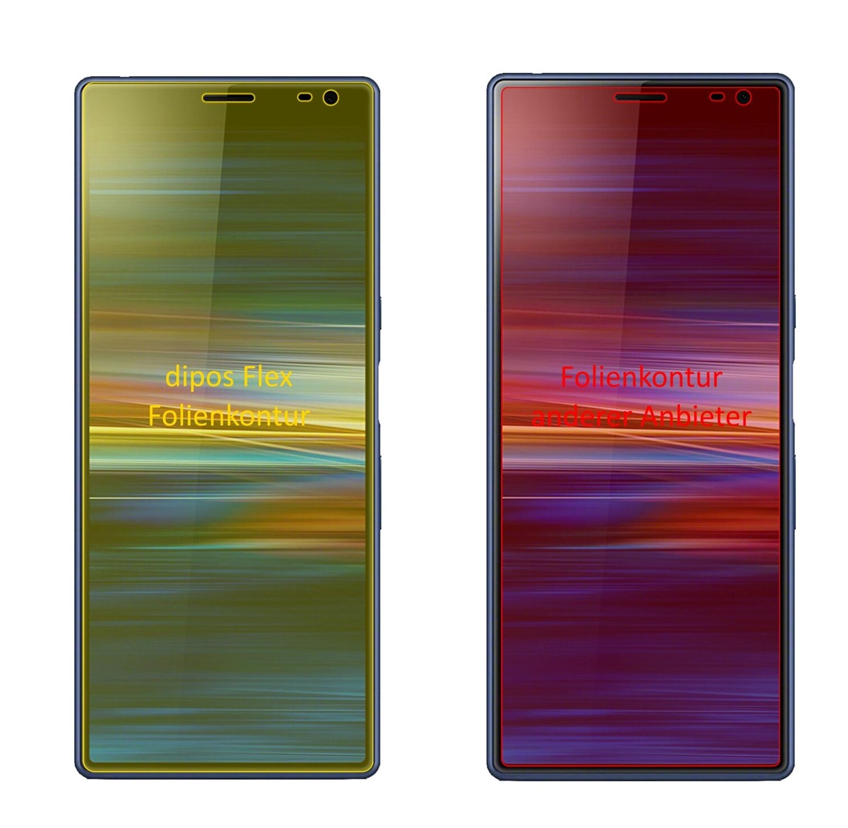 Vetro temperato per Sony Xperia 10 II [2 pezzi] Pellicola