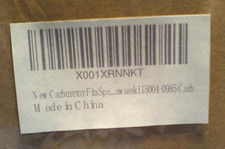 HUYAI REPLACEMENT CARBURETOR KIT. REPLACES KAWASAKI 15004-0985  NEW M-16