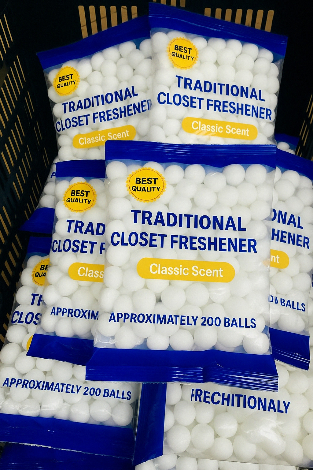 50/100/200/400 Classic Scent Closet Freshener Balls  Sealed Storage Packs