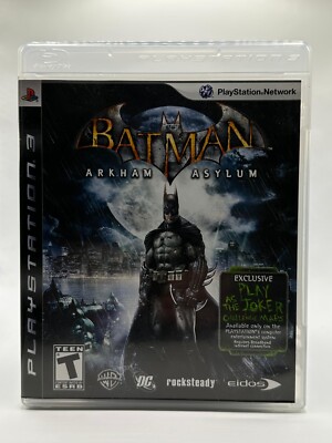 Batman Arkham Asylum Sur PlayStation 3, Neuf Sous Blister, PAL, WATA Ready