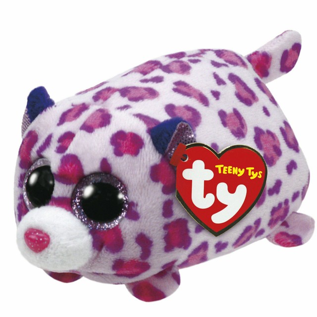 TY Beanie Boos 4 inch Teeny Tys Stackable Plush OLIVIA the Leopard - MWMTs