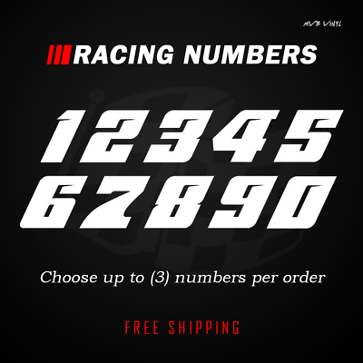 000 Racing Numbers Racing Numbers Vinyl