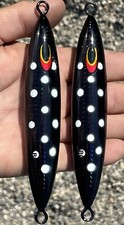2 400g BLUEFIN TUNA KNIFE JIGS - Sinker  Eddie Bomb  Heavy Bft Nighttime Black