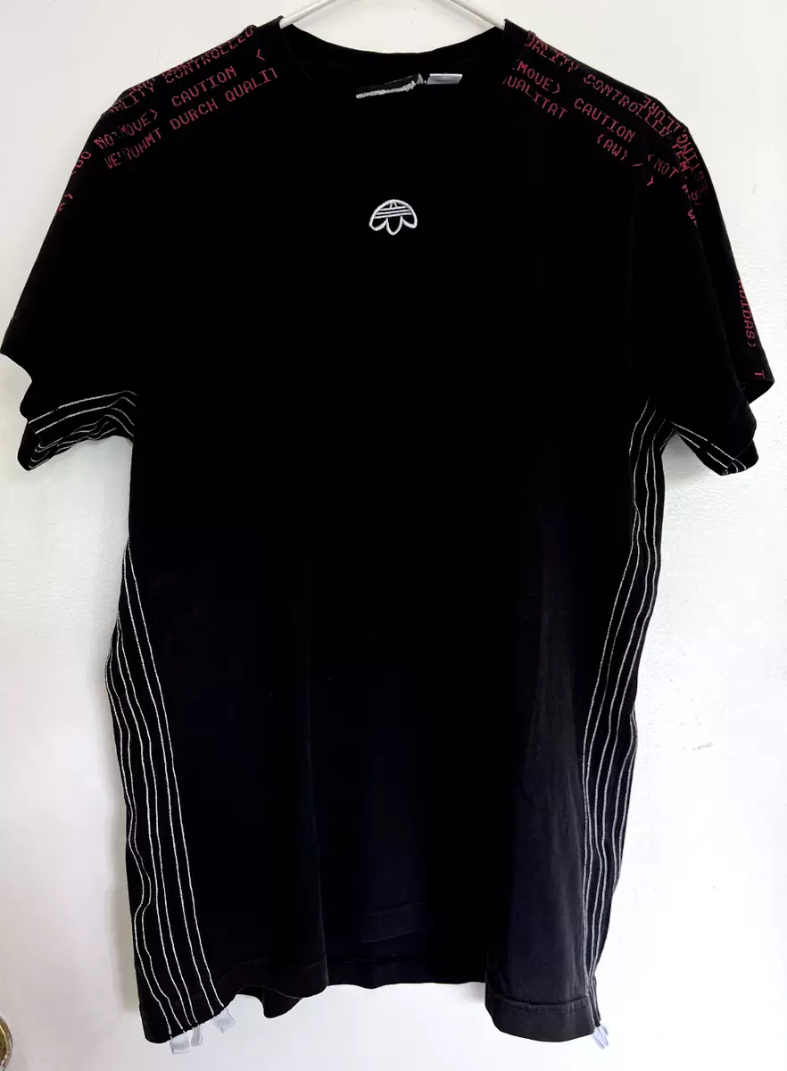 Alexander Wang - Adidas Short Sleeve T-Shirt Black Men's Size Large LG - EC