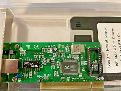 NEW ACER AOPEN AON-301B PCI RJ45 ETHERNET CONTROLLER CARD NO MANUAL NO DRIVERS
