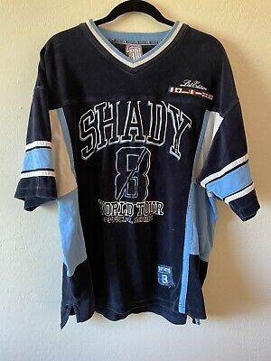 Vtg Eminem Shady World Tour Ltd Limited Edition Jersey Shirt Vtg Eminem Shady World Tour Ltd Limited Edition Jersey Shirt