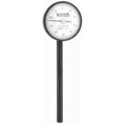 SPI Dial Drop Indicator, 0.1'' Range, 0-100 Reading, 0.001'' Grad, 1-35/64'' Dia...