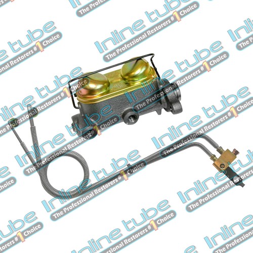 1966 Gm ABody Manual Drum Brake Dual Master Cylinder Conversion Kit W