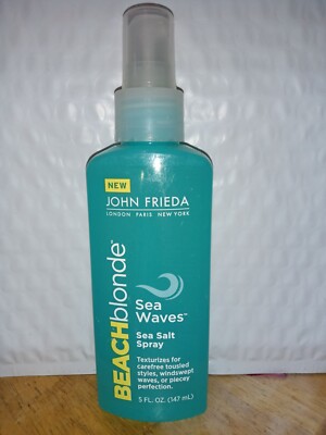 1 John Frieda Beach Blonde Sea Waves Sea Salt Spray Texturizer, Tousled, 5 fl oz