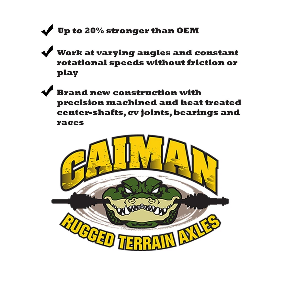 Polaris Ranger XP 700 4x4 Rear Caiman Rugged Terrain UTV CV Axle Set 2008-2009 - Image 4 of 4