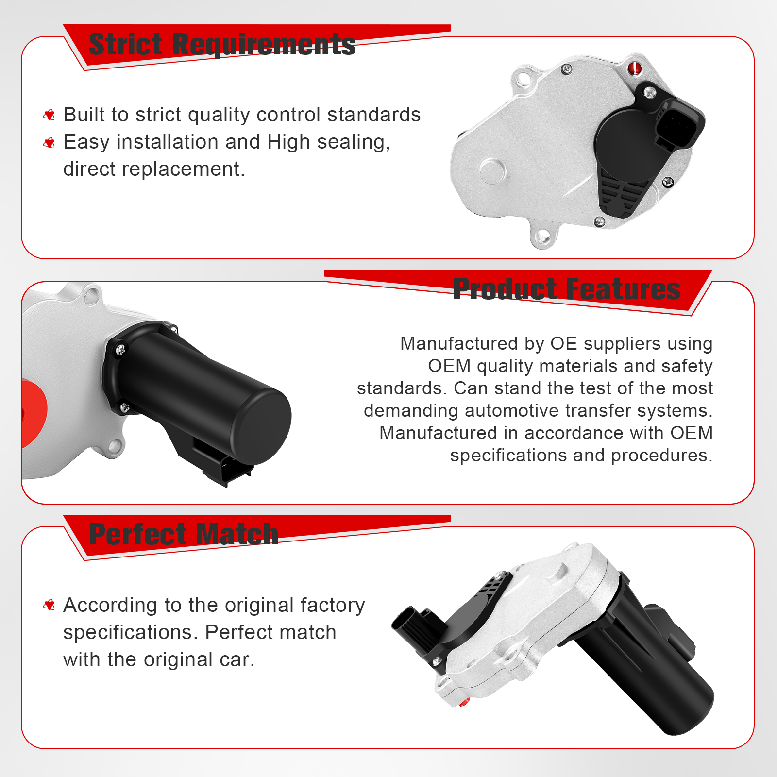 600805 Transfer Case Shift Motor FITS Ford Excursion F250 F350 99