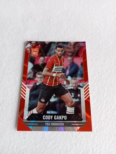 2021-22 Panini FIFA Score Cody Gakpo Red Laser PSV Eindhoven Rookie Card