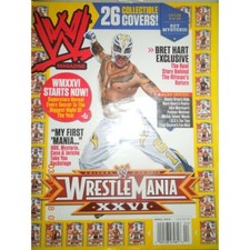 REY MYSTERIO wwe 6/26 wrestlemania XXVI MICKIE JAMES POSTER shawn michael SEALED
