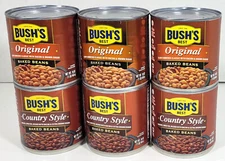 Bush's Best 3 Original Baked Beans, 3 Country Style Baked Beans, 16 Oz