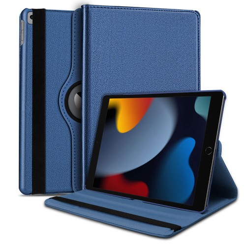 Leather Case For iPad Pro M4 Air M2 11" 13" 2024 Flip Stand Cover 360° Rotating - Picture 18 of 53