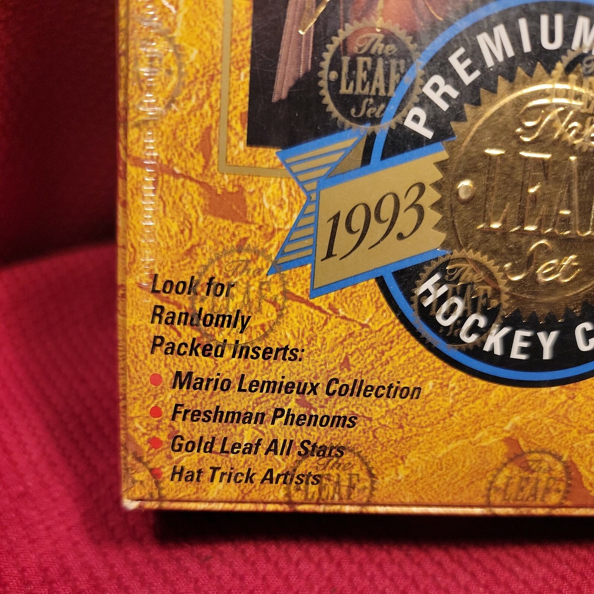1993 94 Series 2 LEAF HOCKEY 36 Pack Box MARIO LEMIEUX Inserts