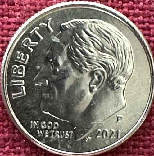 2021-P Roosevelt Dime BU From OBW