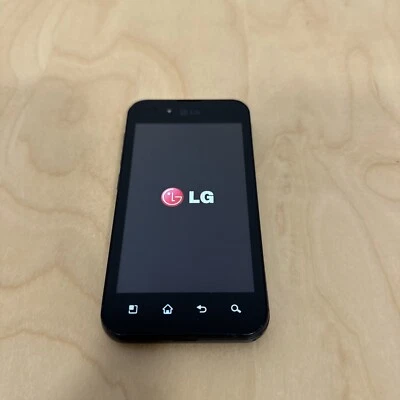 LG Optimus Black P970 Black Unlocked 2GB 4.0" 5MP 512MB Untested - Image 1 of 3