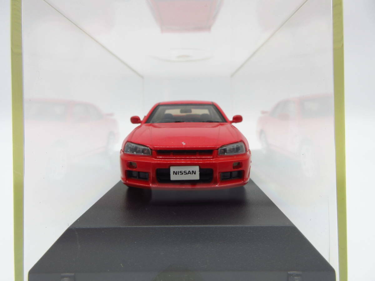 京商 スカイライン 25GT-Xターボ 1998 WHITE PEARL 1/43 Hi-Story