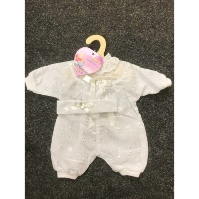 Heless 2260 Festtag Strampler Stirnband 35-45 cm  Puppen Outfit Doll Dress Taufe