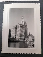 Photo ancienne Snapshot  Chicago Illinois august   1960 tirage argentique 