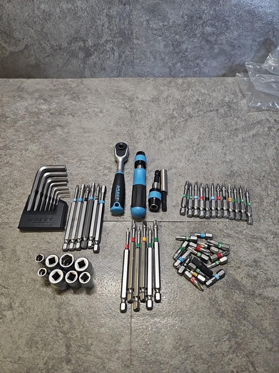Socket Wrench Kit 1/4Z 59Tlg Hazet Smart Case 2200SC-32 (Not In Original Case)