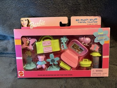 Vintage Barbie So Much Stuff Trendy Touches Accessories Set 2001 Mattel #88815