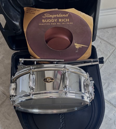 Museum Piece! 60s Niles, Slingerland 8-Lug Chrome Snare Drum Kit!