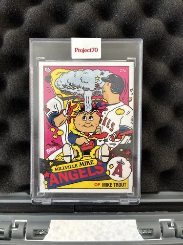 2021 TOPPS PROJECT 70 MIKE TROUT #357 UNCIRCULATED ANGELS