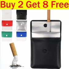 Pocket Ashtray Portable Smoking Cigarette Ash Pouch Fireproof Odorless Bag Trave