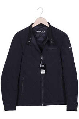 Replay Jacke Herren Anorak Jacket Kurzmantel Gr. L Marineblau #1z8eusb